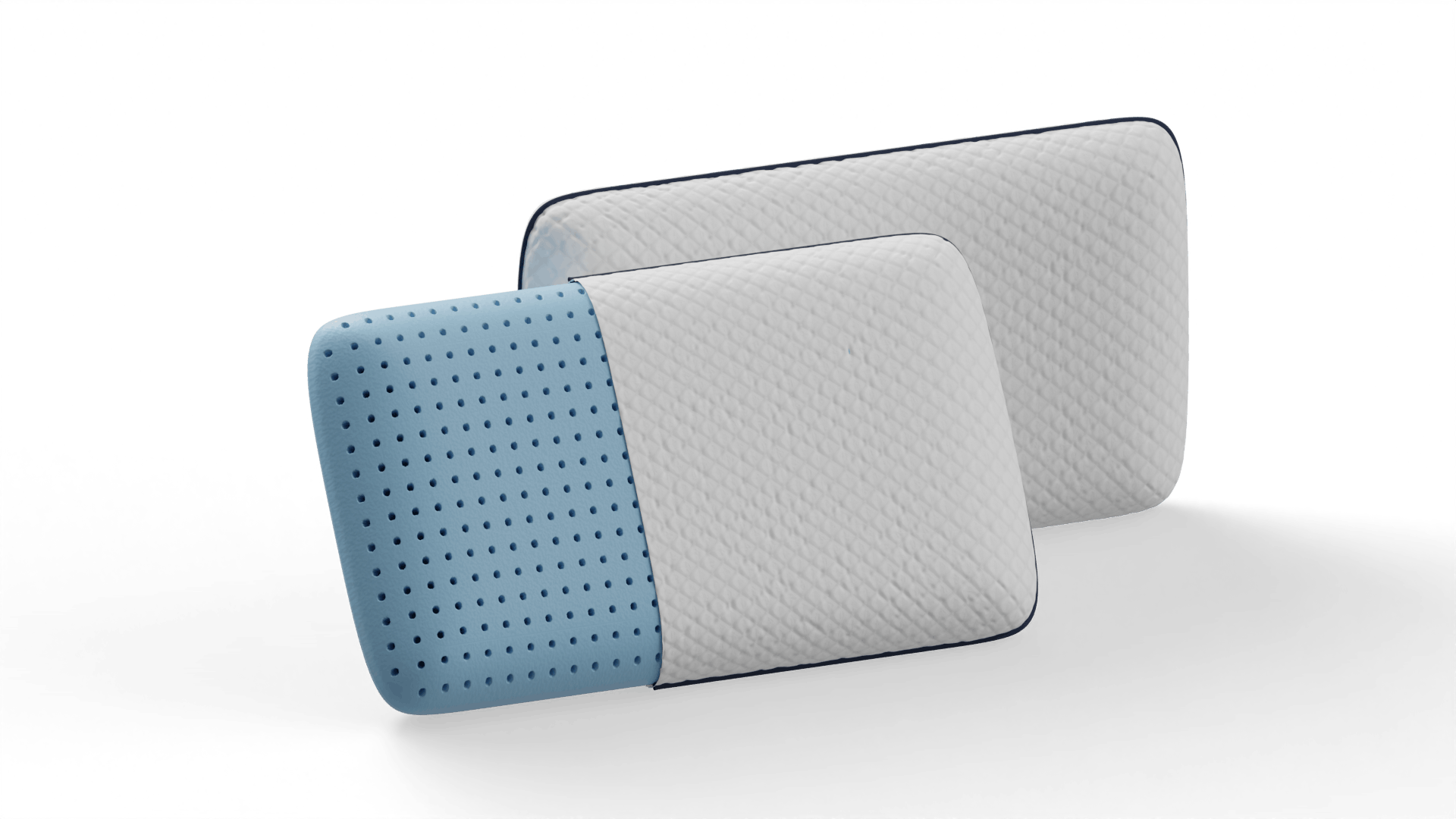 Eight Sleep The Air Pillow side view with cover - thumbnail